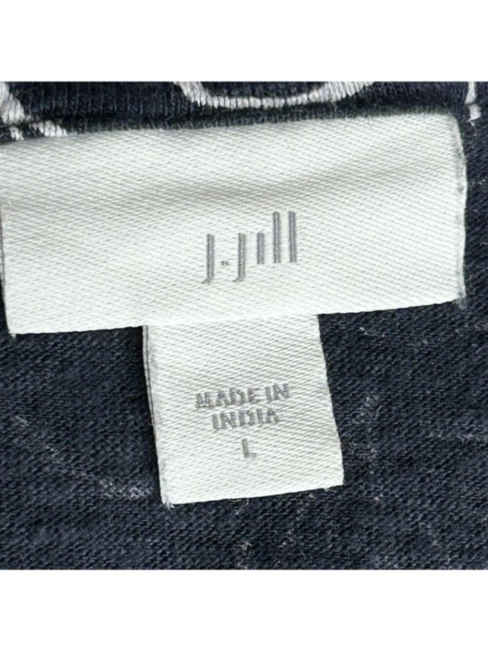 J Jill Dress Womens Large Blue Sailboat Print Sleeveless V Neck Tank Shift Knit - Picture 5 of 12